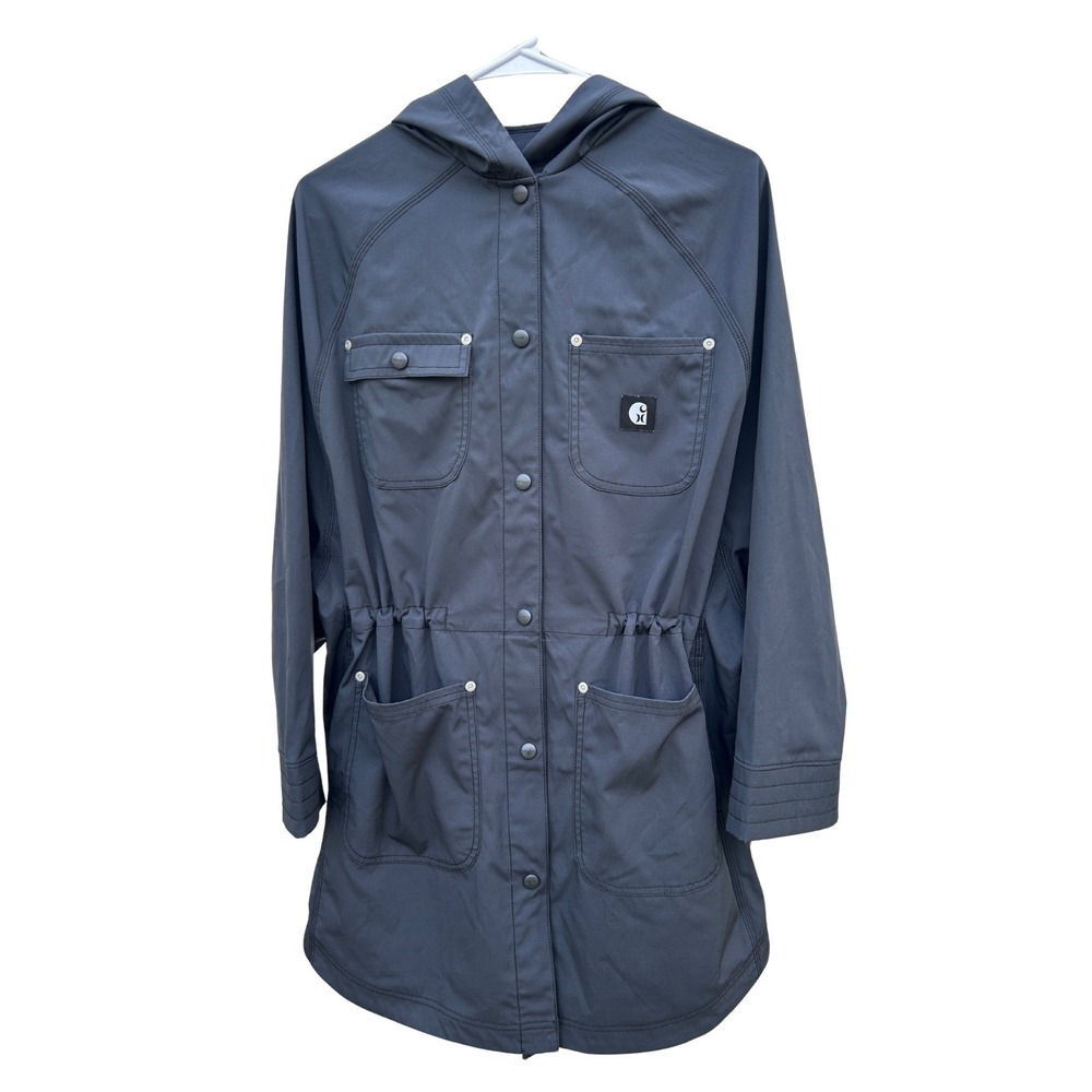 Hurley x Carhartt DWR Utility Hooded Jacket Black Men's M/L Water‎ Repellent